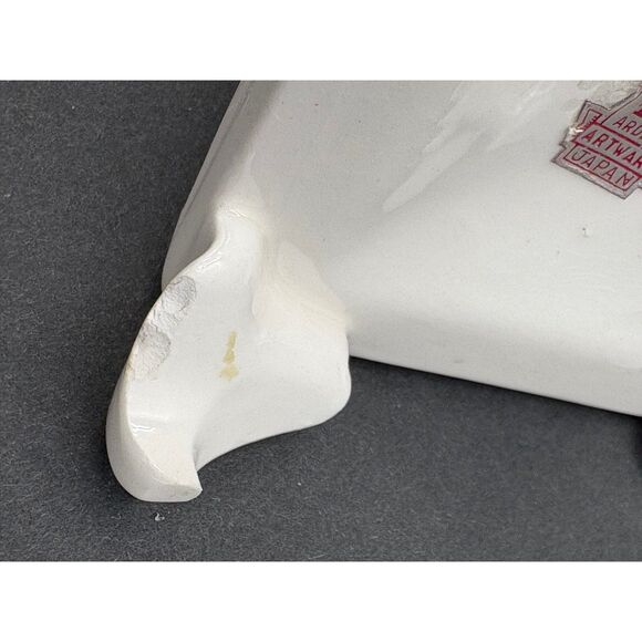 Pair Vintage Candle Holders Ardalt Artware Japan Openwork White Porcelain - Picture 6 of 8